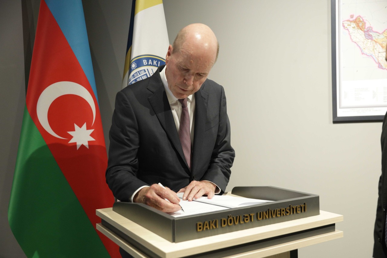 BDU-nun Faydalı qazıntılar muzeyinin təmirdən sonra açılışı oldu - FOTOLAR